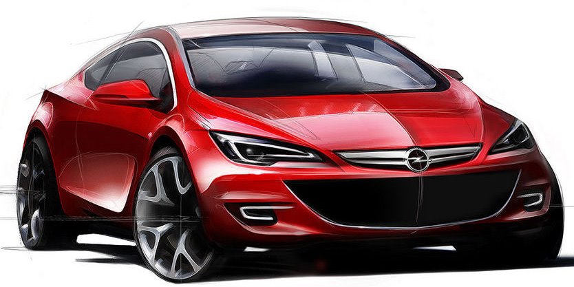 Opel Astra GTC: 9 фото